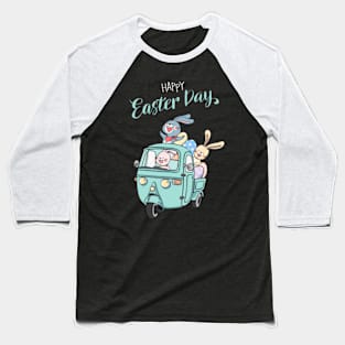 Happy Easter Bunny Rabbit Funny Easter Egg for Women & Girls Baseball T-Shirt